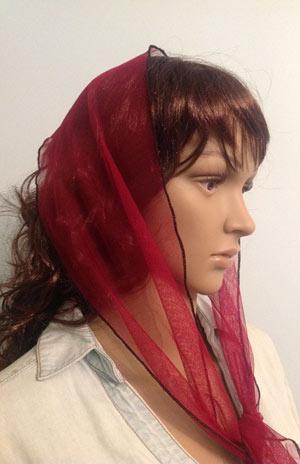 Шарфик красный