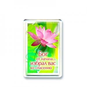 Магнит "Бог от начала избрал вас ко спасению"